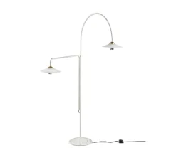 Lampadaire, Standing Lamp marble N°3, blanc, L34cm, H200cm - Valerie_Objects