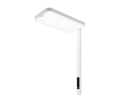 Lampadaire, Stewart, blanc, LED, dim, 5000K, 5756 + 5635 lm, L60cm, H199,5cm - Nedgis