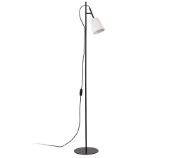 Lampadaire, Studio, blanc et noir, Ø22cm, H132,5cm - Faro