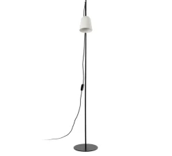 Lampadaire, Studio, blanc et noir, Ø22cm, H132,5cm - Faro