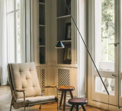 Lampadaire suspendu, North 5666, noir, LED, dim, 2700K, 1041 lm, L16cm, H208cm - Vibia