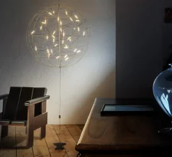 Lampadaire suspendu, Pota 85, or, LED, dim, 2700K, 2430 lm, Ø85cm - Catellani & Smith