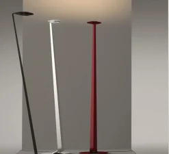 Lampadaire, Swan, rouge, LED, 2700K, 3300 lm, L30cm, H200cm - Lumen Center Italia