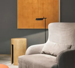 Lampadaire, Tab, noir, LED, 2700K, 347lm, Ø24cm, H110cm - Flos