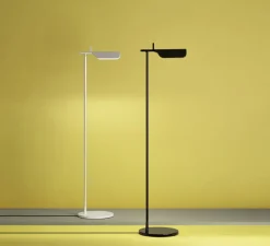 Lampadaire, Tab, noir, LED, 2700K, 347lm, Ø24cm, H110cm - Flos