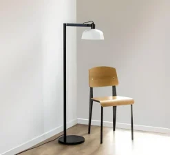 Lampadaire, Tatawin, blanc, Ø30cm, H148cm - Faro