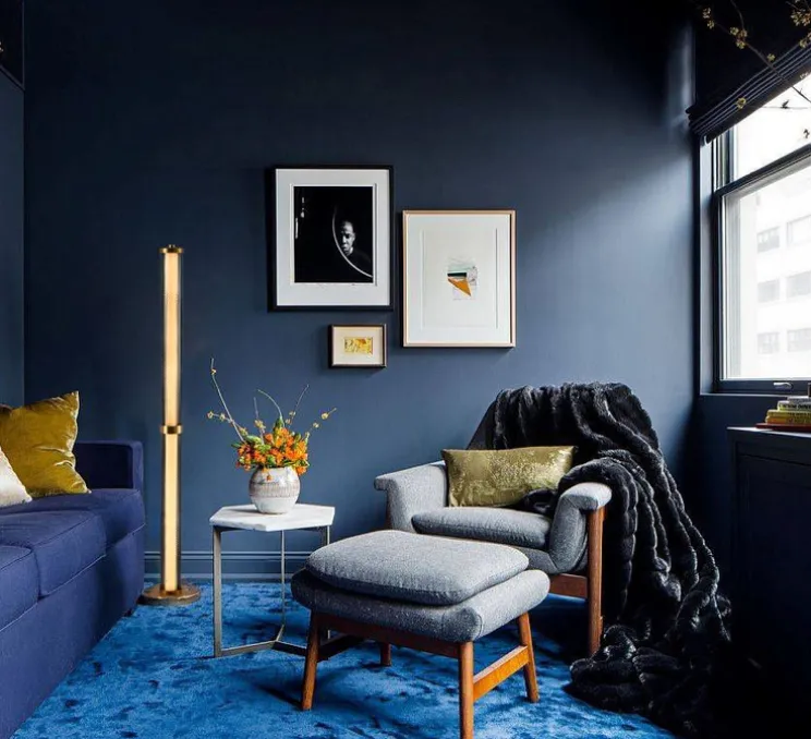 Lampadaire, Tiffany, graphite, LED, dim, 2700K, 2475 lm, Ø25cm, H149,2cm - Elements lighting