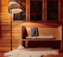 Lampadaire, Tilt, marron, Ø46cm, H35cm - Graypants