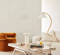 Lampadaire, Timberline, Réédition, blanc, Ø55cm, H151cm - Gubi