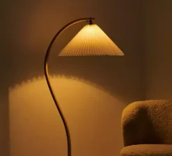 Lampadaire, Timberline, Réédition, blanc, Ø55cm, H151cm - Gubi