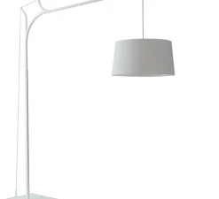 Lampadaire, Tina, dimmable, blanc, H220cm - Fraumaier