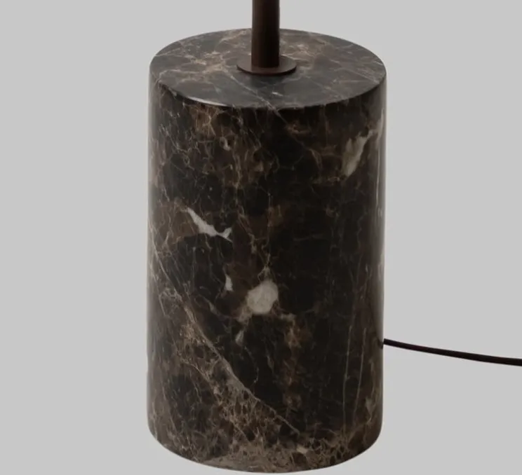 Lampadaire, Tivoli, marron, L42cm, H163cm - It's about Romi