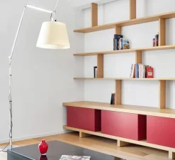 Lampadaire, Tolomeo Mega Terra, aluminium, dimmable, Ø42cm, H238cm - Artemide