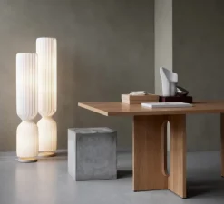 Lampadaire, TR41, blanc, Ø25cm, H147cm - Tom Rossau