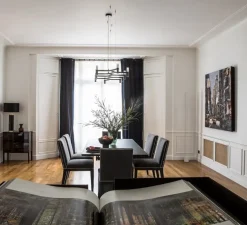 Lampadaire, Tru, blanc, LED, 3000K, 4080lm + 2660lm, L12cm, H185cm - Nemo Lighting