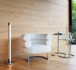 Lampadaire, Tube Light Floor, chrome, Ø25cm, H104cm - Classicon