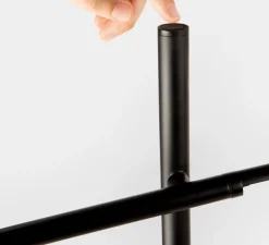 Lampadaire, Tubs, noir, LED, dim, 3000K, 504 lm, L63,5cm, H122cm - LEDS C4