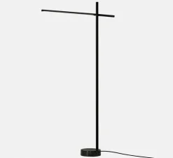 Lampadaire, Tubs, noir, LED, dim, 3000K, 504 lm, L63,5cm, H122cm - LEDS C4