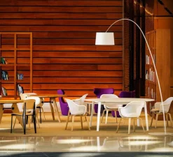 Lampadaire, Twiggy, blanc, dimmable, L60cm, H195cm - Foscarini