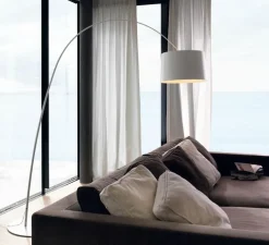 Lampadaire, Twiggy, blanc, dimmable, L60cm, H195cm - Foscarini