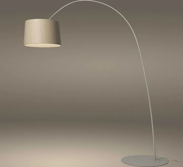 Lampadaire, Twiggy Wood, greige, LED, 2700K, 3840lm, L170-200cm, H212-228cm - Foscarini