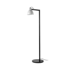 Lampadaire, Venice, noir et blanc, L16cm, H148cm - Faro