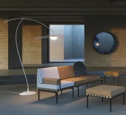 Lampadaire, Vertigo nova, blanc, LED, dim, 2700K, 1350 lm, Ø110cm, H230cm - Petite Friture