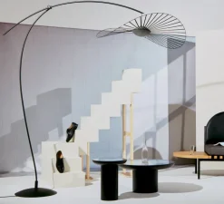 Lampadaire, Vertigo nova, noir et blanc, LED, dim, 2700K, 1350 lm, Ø110cm, H230cm - Petite Friture