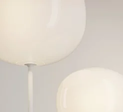 Lampadaire, Volum Long 42, blanc brillant, Ø42cm, H152cm - Lodes