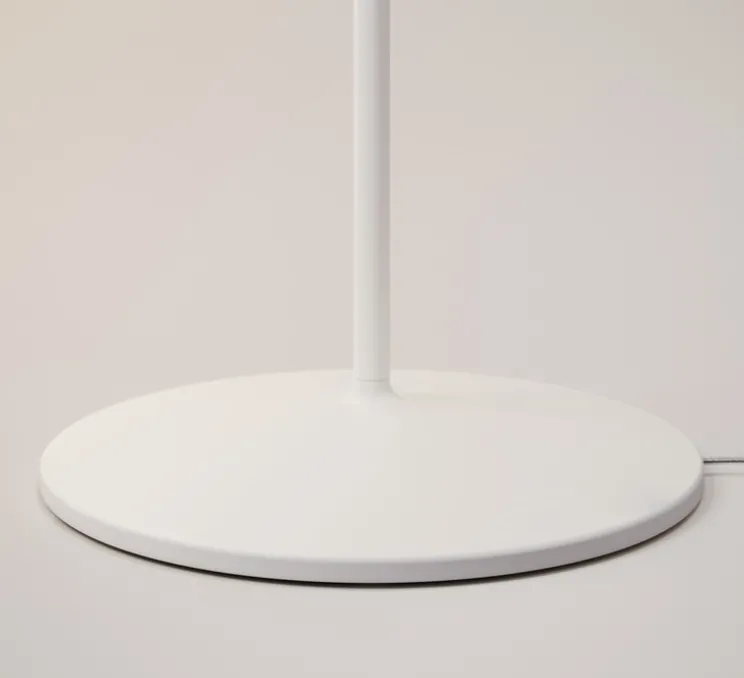 Lampadaire, Volum Long 29, blanc brillant, Ø29cm, H152cm - Lodes