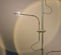 Lampadaire, Wa Wa, laiton, LED, dim, 2700K, 700 lm, L16cm, H190cm - Catellani & Smith