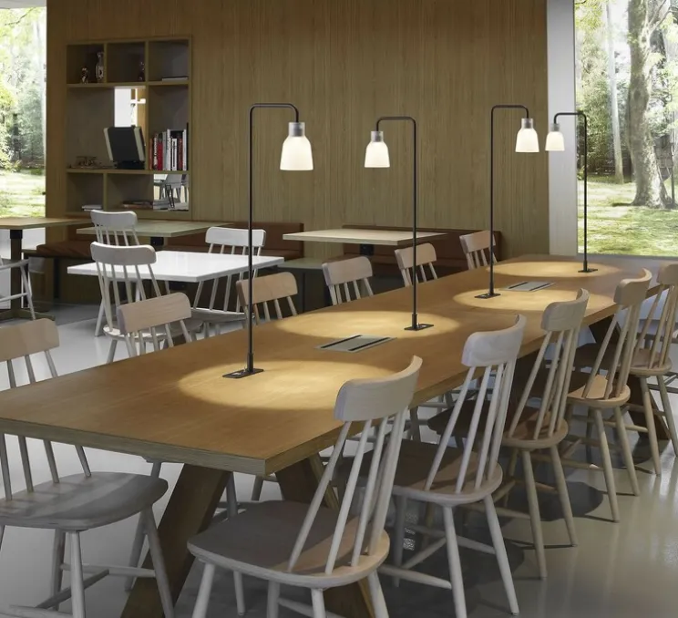 Lampe à fixer, Drip M/70, Opale Polycarbonate, LED, 2700K, 345 lm, L24,5cm, H70cm - Bover