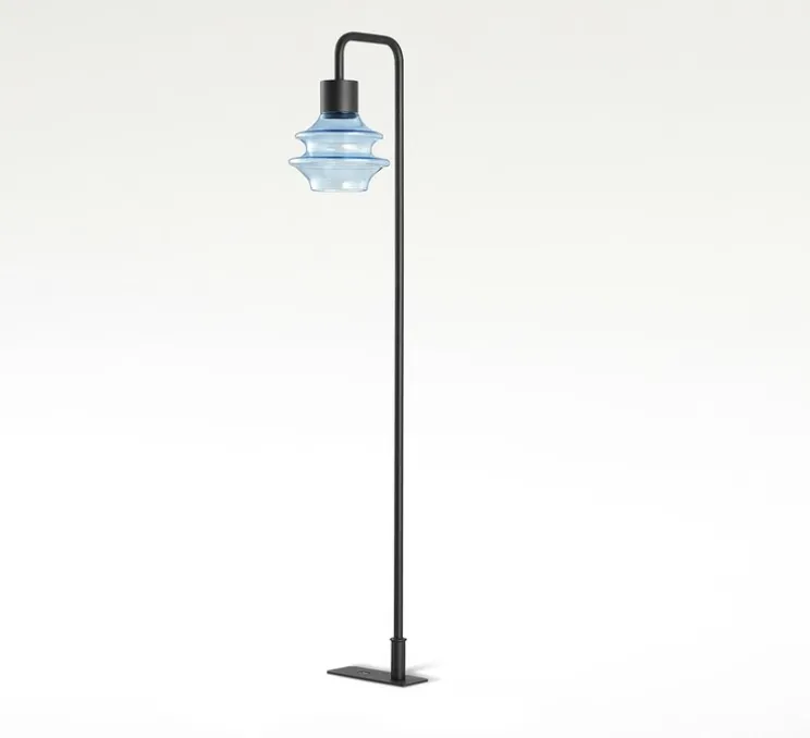Lampe à fixer, Drop M/70, Vert transparent, LED, 2700K, 345 lm, L24,5cm, H70cm - Bover