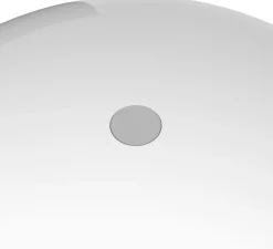 Lampe à poser / baladeuse, Wire, blanc, chrome, LED, IP44, Ø18cm, H25cm - Verpan