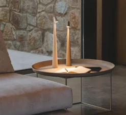 Lampe à poser, Africa 5580, beige M1, LED, dim, 2700K, 520 lm, L5cm, H45cm - Vibia