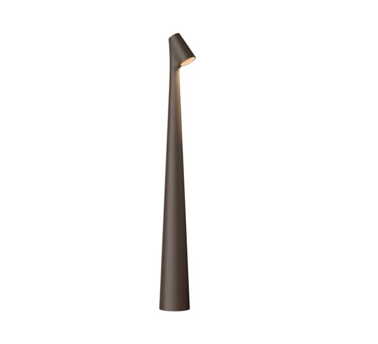 Lampe à poser, Africa 5580, marron D1, LED, dim, 2700K, 520 lm, L5cm, H45cm - Vibia