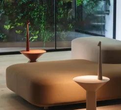 Lampe à poser, Africa 5580, terra dark, LED, dim, 2700K, 520 lm, L5cm, H45cm - Vibia