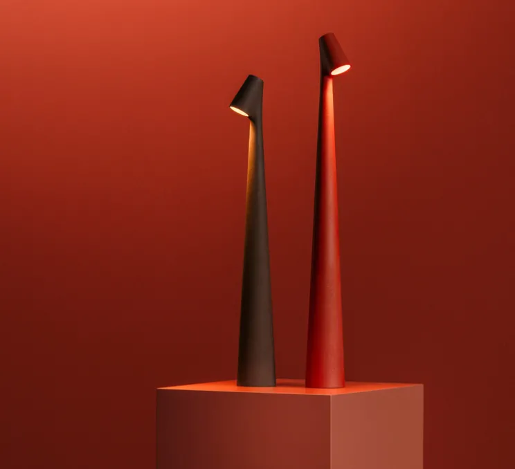 Lampe à poser, Africa 5580, terra dark, LED, dim, 2700K, 520 lm, L5cm, H45cm - Vibia