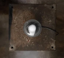 Lampe à poser, Agua CT290 T1 V11, noir mat et verre transparent, LED, 3000K, 410 lm, Ø13cm, H9cm - Karman