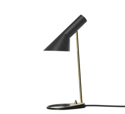 Lampe à poser, AJ Mini, noir, laiton, L24,7cm, H43,3cm - Louis Poulsen