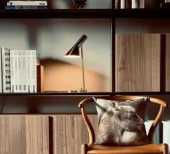 Lampe à poser, AJ, noir, L21,5cm, H56cm - Louis Poulsen