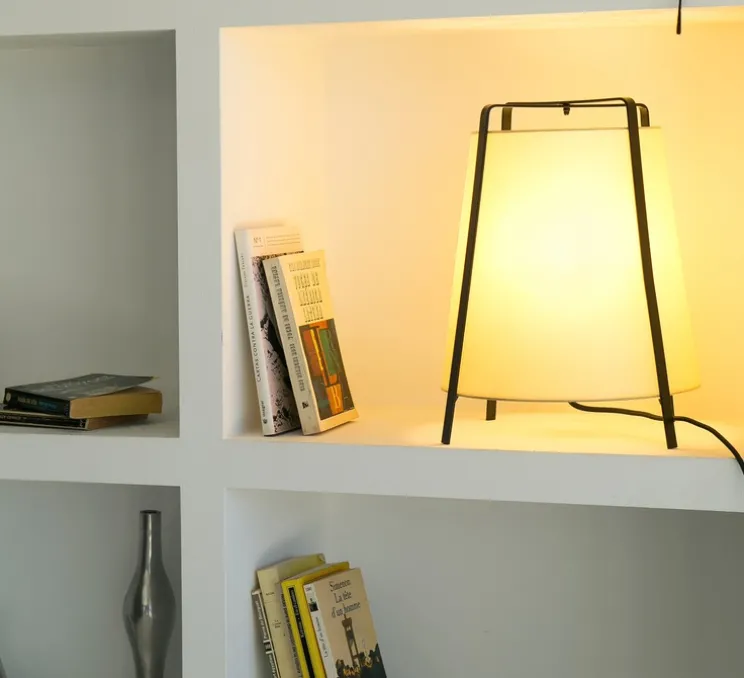 Lampe à poser, Akane, beige, H59cm - FARO