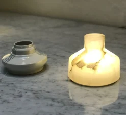 Lampe à poser, Alabast, Albâtre, IP66 LED, 3000k, 290lm, Ø13cm, H11cm - Carpyen