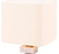 Lampe à poser, Amber L, Laiton antique, marbre blanc, L35,5cm, H89cm - Eichholtz