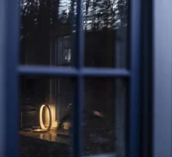 Lampe à poser, Anisha Piccola, blanc, LED, dim, 3000K, 300 lm, L23cm, H32cm - Foscarini