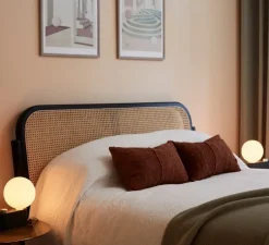 Lampe à poser, Applique murale, Alumina, gris charbon, L22cm, H24cm - Tala