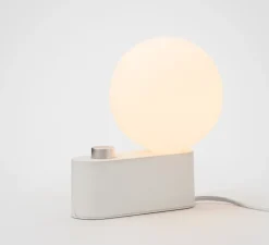 Lampe à poser, Applique murale, Alumina, blanc, L22cm, H24cm - Tala