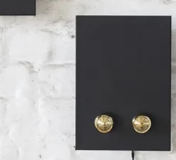 Lampe à poser, applique murale, KVG 01 02, noir, L30cm, P7cm - Serax