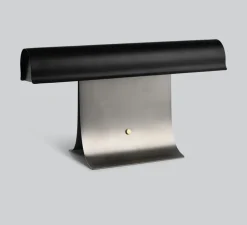 Lampe à poser, Archive, noir, acier, LED, dim, 2700K, 1100 lm, L50cm, H27cm - Northern