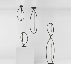 Lampe à poser, Arrival table, noir, L30,8cm, H66cm - Artemide